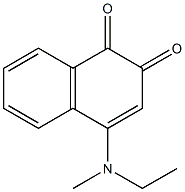 4-(Ethylmethylamino)naphthalene-1,2-dione 结构式