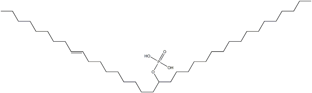 Phosphoric acid hydrogen 9-octadecenyloctadecyl ester 结构式