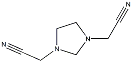 Imidazolidine-1,3-diacetonitrile 结构式