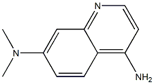 4-Amino-7-(dimethylamino)quinoline 结构式