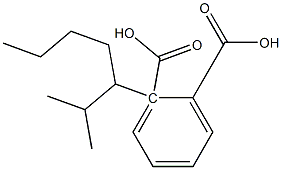 (-)-Phthalic acid hydrogen 1-[(S)-1-isopropylpentyl] ester 结构式