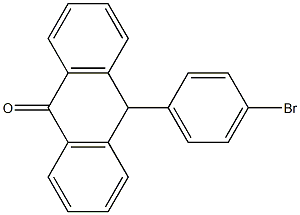 10-(4-Bromophenyl)anthrone 结构式