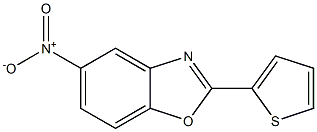 2-(2-Thienyl)-5-nitrobenzoxazole 结构式