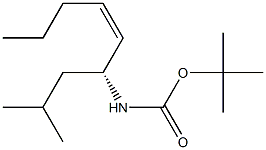 (R,Z)-N-(tert-Butoxycarbonyl)-8-methyl-4-nonen-6-amine 结构式