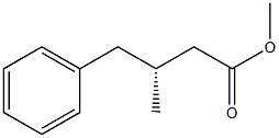 [R,(+)]-3-Benzylbutyric acid methyl ester 结构式