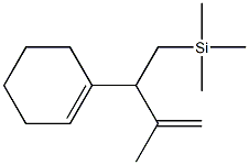 [2-(1-Cyclohexenyl)-3-methyl-3-butenyl]trimethylsilane 结构式