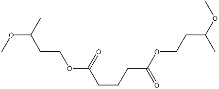 Pentanedioic acid bis(3-methoxybutyl) ester 结构式