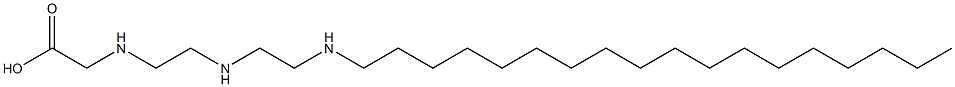 N-[2-[2-(Octadecylamino)ethylamino]ethyl]glycine 结构式