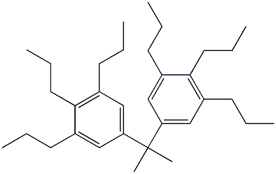 5,5'-Isopropylidenebis(1,2,3-tripropylbenzene) 结构式