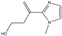1-Methyl-2-(1-methylene-3-hydroxypropyl)-1H-imidazole 结构式