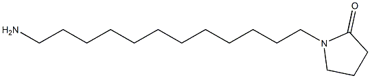 1-(12-Aminododecyl)-2-pyrrolidone 结构式