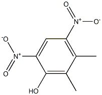 2,4-Dinitro-5,6-dimethylphenol 结构式