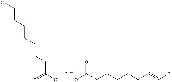 Bis(8-chloro-7-octenoic acid)calcium salt 结构式