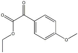 2-(4-Methoxyphenyl)glyoxylic acid ethyl ester 结构式