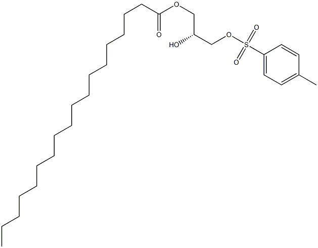 [R,(-)]-Glycerin 1-stearate 3-(p-toluenesulfonate) 结构式