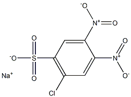 6-Chloro-3,4-dinitrobenzenesulfonic acid sodium salt 结构式