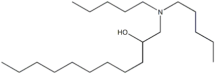 1-Dipentylamino-2-undecanol 结构式