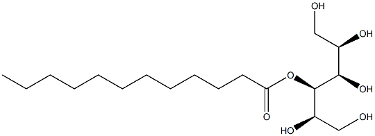 D-Mannitol 4-dodecanoate 结构式