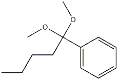 1-Phenyl-1-pentanone dimethyl acetal 结构式