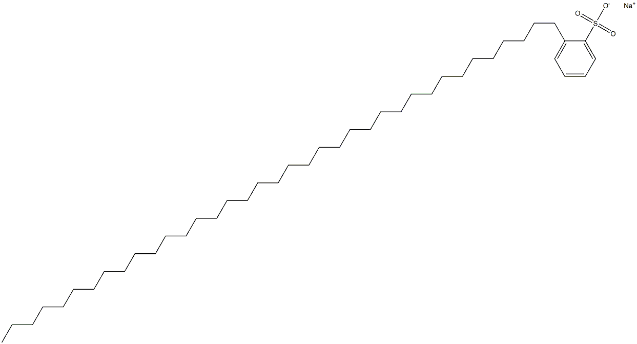 2-(Heptatriacontan-1-yl)benzenesulfonic acid sodium salt 结构式