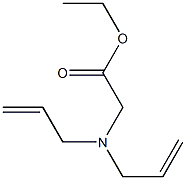 (Diallylamino)acetic acid ethyl ester 结构式