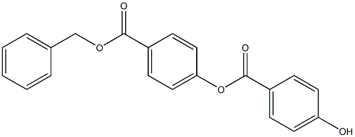 4-(4-Hydroxybenzoyloxy)benzoic acid benzyl ester 结构式