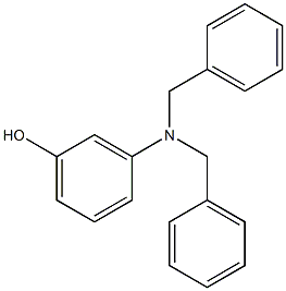m-(Dibenzylamino)phenol 结构式