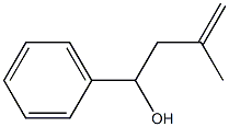 1-Phenyl-3-methyl-3-buten-1-ol 结构式