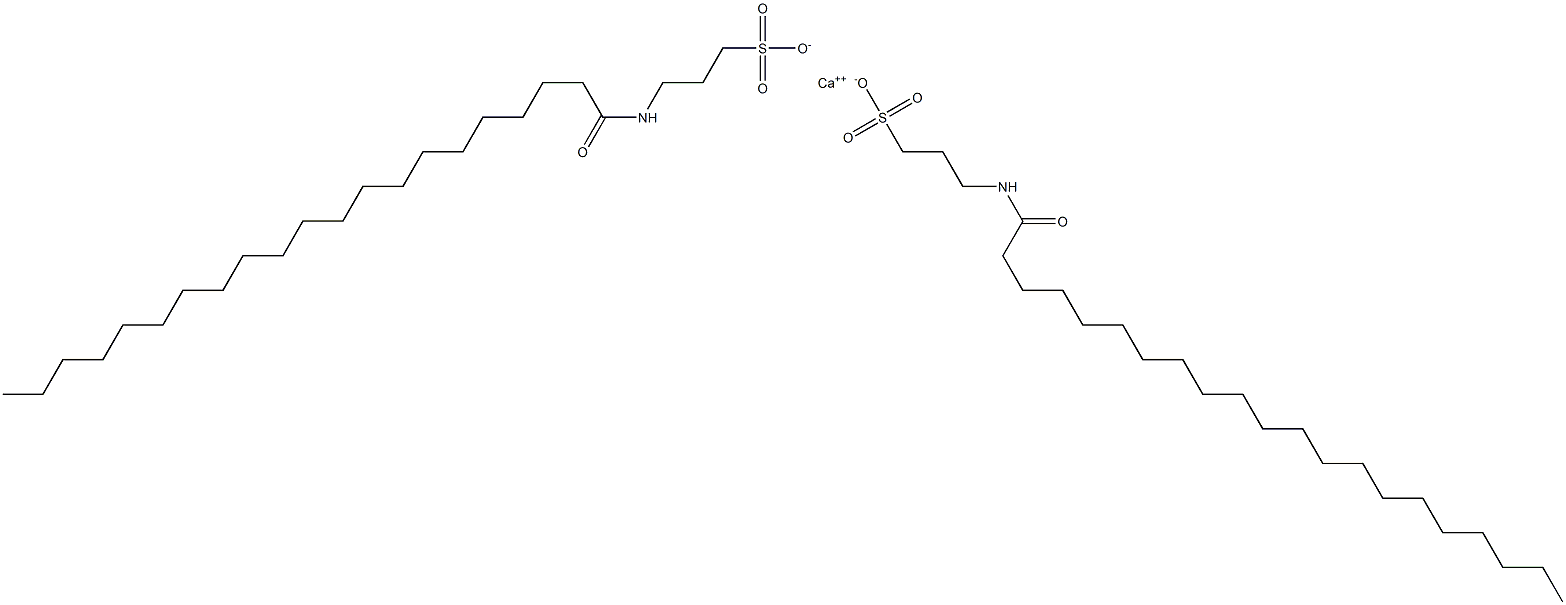 Bis[3-[(1-oxohenicosyl)amino]-1-propanesulfonic acid]calcium salt 结构式