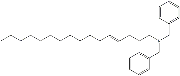 (4-Hexadecenyl)dibenzylamine 结构式