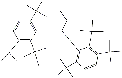 1,1-Bis(2,3,6-tri-tert-butylphenyl)propane 结构式