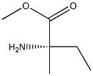 (S)-2-Amino-2-methylbutanoic acid methyl ester 结构式