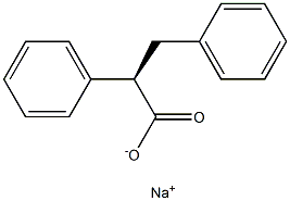 [R,(-)]-2,3-Diphenylpropionic acid sodium salt 结构式