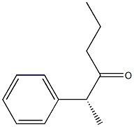 [R,(-)]-2-Phenyl-3-hexanone 结构式