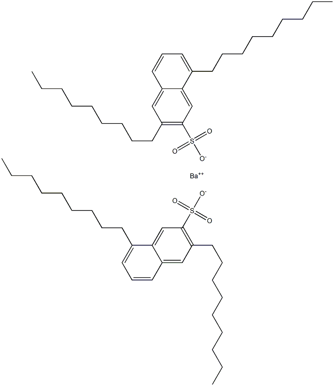 Bis(3,8-dinonyl-2-naphthalenesulfonic acid)barium salt 结构式
