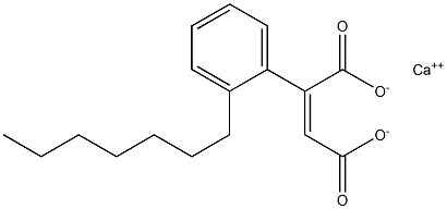 2-(2-Heptylphenyl)maleic acid calcium salt 结构式