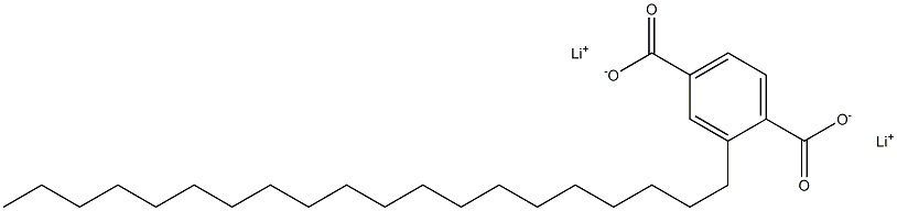 2-Icosylterephthalic acid dilithium salt 结构式