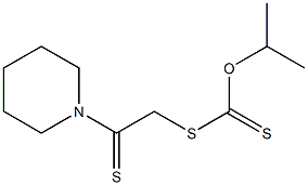 Dithiocarbonic acid O-isopropyl S-[2-piperidino-2-thioxoethyl] ester 结构式