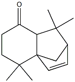 1,2,4a,5,6,7,8,8a-Octahydro-1,1,5,5-tetramethyl-2,4a-methanonaphthalen-8-one 结构式