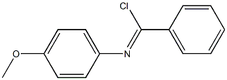 Chloro(phenyl)-N-(4-methoxyphenyl)methanimine 结构式