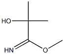 1-Imino-1-methoxy-2-methyl-2-propanol 结构式