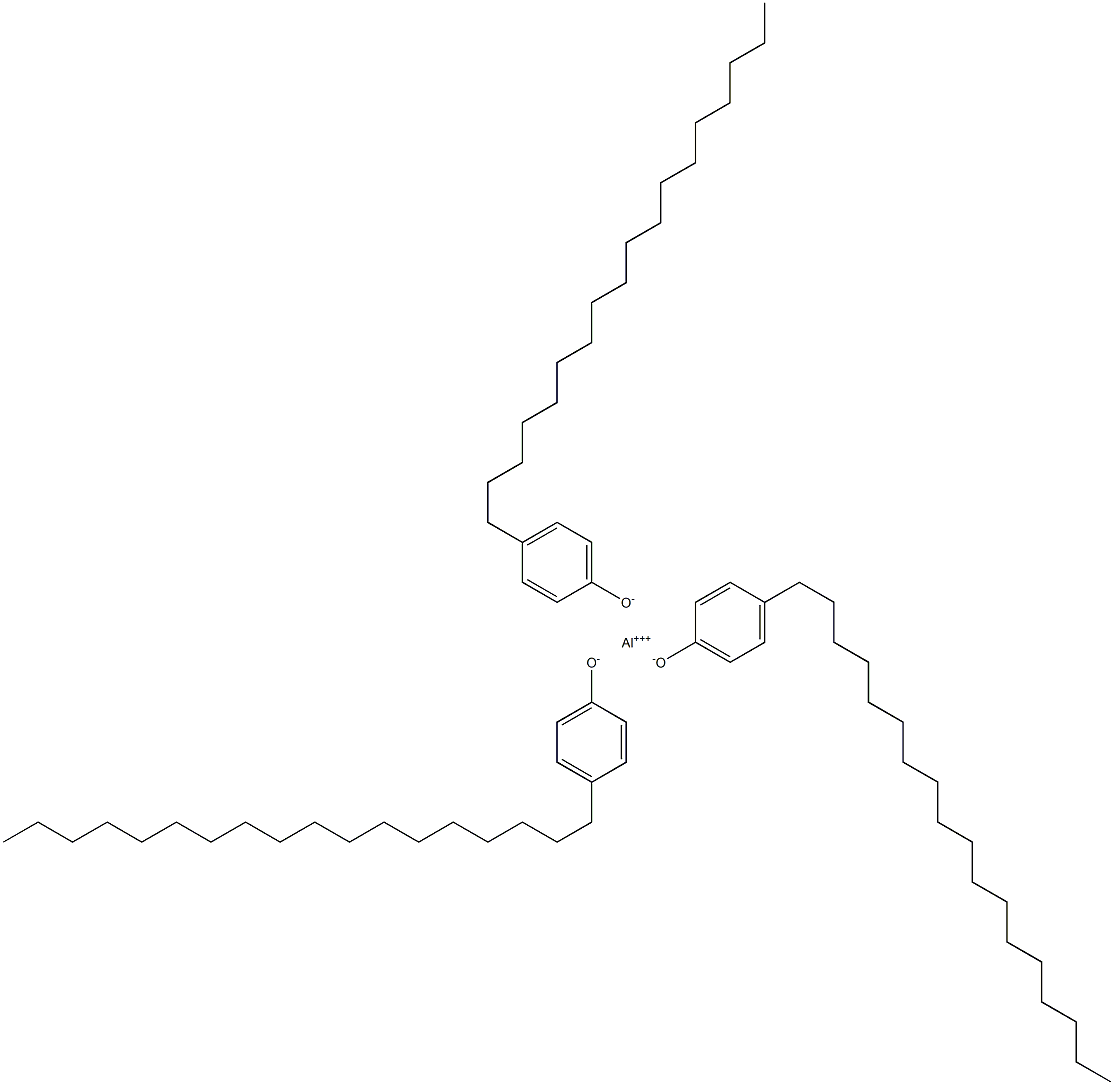 Aluminum tri(4-octadecylphenolate) 结构式