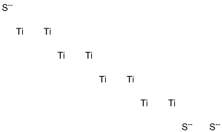 Octatitanium trisulfide 结构式