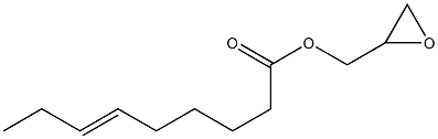 6-Nonenoic acid glycidyl ester 结构式