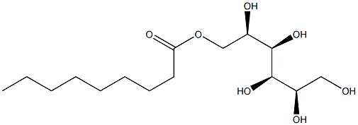 D-Mannitol 6-nonanoate 结构式