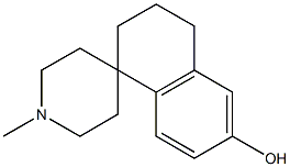 3,4-Dihydro-1'-methylspiro[naphthalene-1(2H),4'-piperidin]-6-ol 结构式