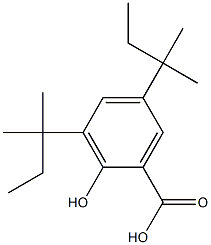 3,5-Di-tert-pentylsalicylic acid 结构式