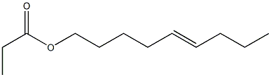 Propionic acid 5-nonenyl ester 结构式