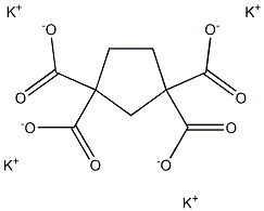 1,1,3,3-Cyclopentanetetracarboxylic acid tetrapotassium salt 结构式