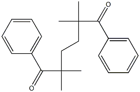 2,2,5,5-Tetramethyl-1,6-diphenylhexane-1,6-dione 结构式